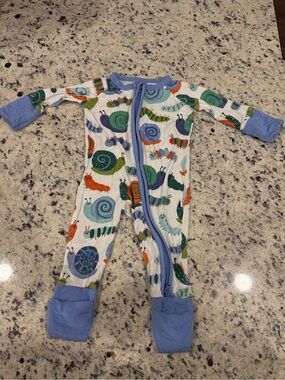 Little Sleepies Snail & Caterpillar Zippy
